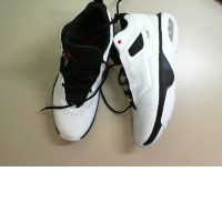 Men's white sneakers, size 43