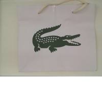 Paper bag lacoste 