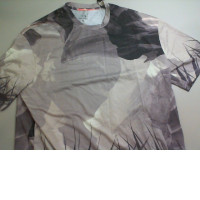 Men's T-shirt with a pattern on the fabric Men's T-shirt with a pattern on the fabric