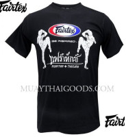 FAIRTEX MUAY THAI KICK BOXING TSHIRT BLACK TST63 FAIRTEX MUAY THAI KICK BOXING TSHIRT BLACK TST63