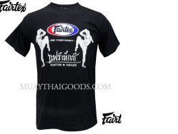 FAIRTEX   MUAY THAI KICK BOXING TSHIRT  BLACK TST63