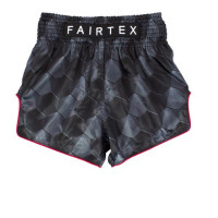 Fairtex BS1901 Stealth Black Slim Cut Muay Thai Boxing Short