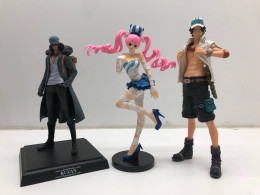 Big SALE! Japanese figures ONE PIECE, set of 3 big figures: Kuzan, Perona, Ace