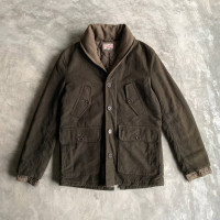 Thick brown autumn jacket