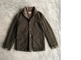 Thick brown autumn jacket