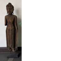 Decorative wooden statue
