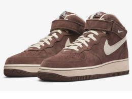NIKE Air Force 1 Mid '07 QS Chocolate DM0107 200 Unisex