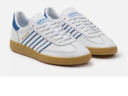adidas Handball Spezial White Blue Gum Sole Trainers SPZL Retro Low Top Sneakers adidas Handball Spezial White Blue Gum Sole Trainers SPZL Retro Low Top Sneakers