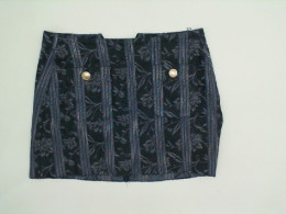 Blue skirt with a pattern