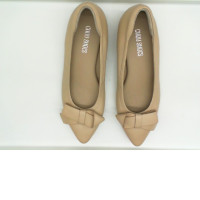 Beige short heeled sandals CHOU SHOES
