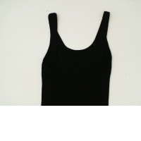 Black strapless dress