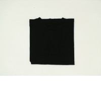 Black round neck t-shirt