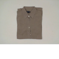 Light green long-sleeved collared shirt