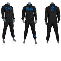 Fairtex  Vinyl Sweat Suit - VS3 Black/Blue