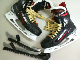 Hockey sticks with blades