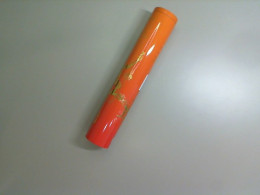 Empty orange can, metal Empty orange can, metal