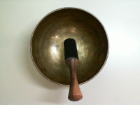 Iron bowl and roller, meditation music