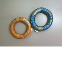 Set of 2 fabric bracelets, Nepal