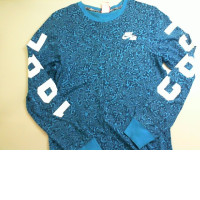 Blue long sleeve sweatshirt