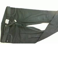 Black men's jeans with a tranny belt