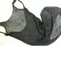 Black transparent dress