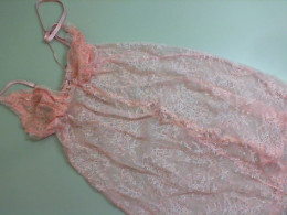 Pink nightie, lace