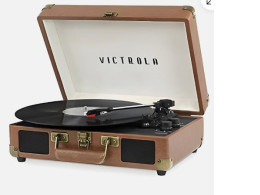 Victrola VSC-550BT-BRW Vintage Bluetooth Turntable with Speakers - Brown Victrola VSC-550BT-BRW Vintage Bluetooth Turntable with Speakers - Brown