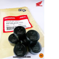 Weight tablets, genuine, original, HONDA PCX160, CLICK160 (19 grams / tablet) 22123-K0S-V00 Genuine, sold as a set of 6 tablets.