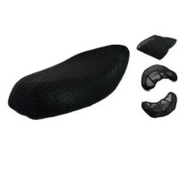 Motorcycle seat net cover