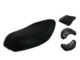 Motorcycle seat net cover