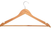 Set of 10 wooden hangers Set of 10 wooden hangers