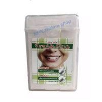 SET OF 2 Fresh plus tooth sticks, 2-headed hygienic toothpicks There are 150 pieces/1 box. Pointed tip for general cleaning The tip of the brush cleans between the teeth.