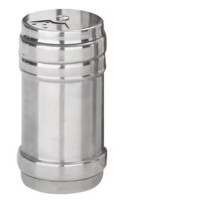 Set of 2 Stainless Steel Seasoning Shaker Bottle Jar BBQ Salt Pepper Condiment Box Rotating Sugar Bottle Multi-Purpose Spice Jar