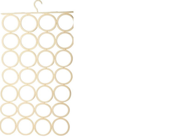 Multipurpose clothes hanger, cream white Multipurpose clothes hanger, cream white