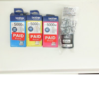 Set of 4 printer ink bottles