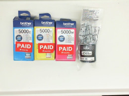 Set of 4 printer ink bottles