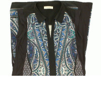 Blue dress with pattern