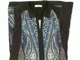 Blue dress with pattern