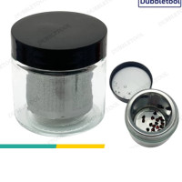 Glass jar for cleaning work Glass bottle for cleaning diamonds and gemstones for soaking in gemstone cleaning solution. Stainless steel grid (Stainless) SUS 304.