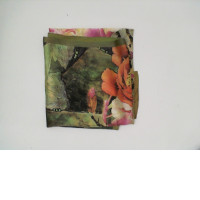 Gold and black patterned scarf Gold and black patterned scarf