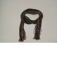 Black and gold scarf