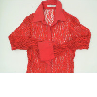 Red long sleeve mesh shirt Red long sleeve mesh shirt