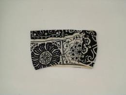 White tube top with black pattern