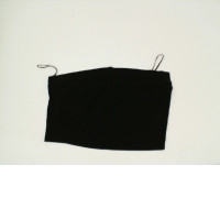 Women's black tube top