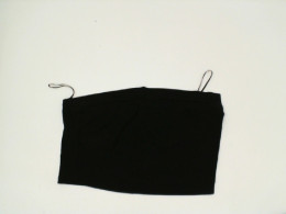 Women's black tube top