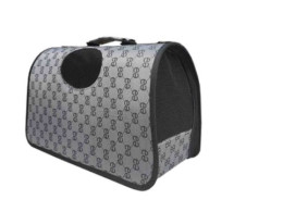 cat carrier bag, gray