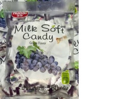 Chewy grape flavored candy 360g
