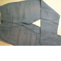 Men's blue linen trousers Men's blue linen trousers