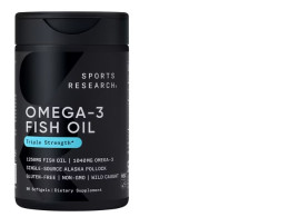 Sports Research, Triple Concentrated Omega 3 Fish Oil Formula Contains 90 soft capsules