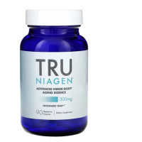 Set of 2 Tru Niagen, nicotinamide riboside, 300 mg, 90 vegetarian capsules.